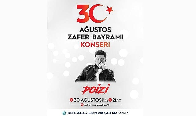 Kocaeli'de Zafer Bayramı Çifte Konserle Kutlanacak