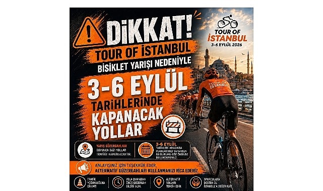 Tour Of İstanbul Bisiklet Yarışı Trafiği Etkileyecek